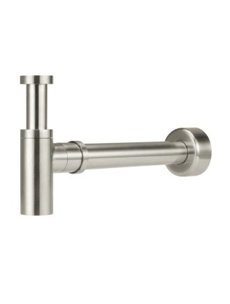 Meir Round Bottle Trap for 32mm basin waste and 40mm outlet - PVD Brushed Nickel