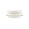 Meir Square Floor Grate Shower Drain 80mm outlet - PVD Brushed Nickel