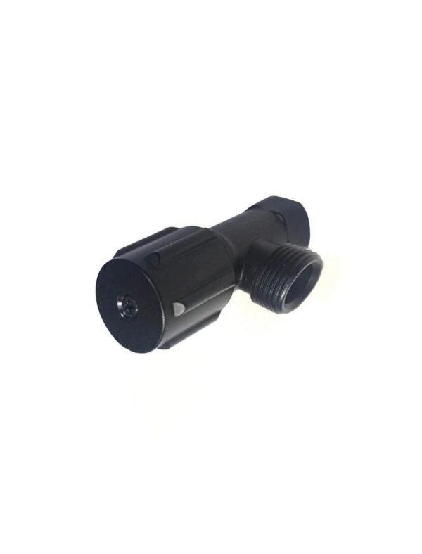 Meir Round Mini Stop Cistern Tap - Matte Black