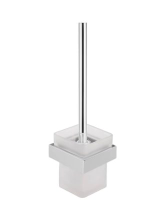 Meir Square Toilet Brush & Holder - Polished Chrome