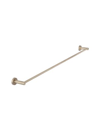 Meir Round Single Towel Rail 900mm - Champagne
