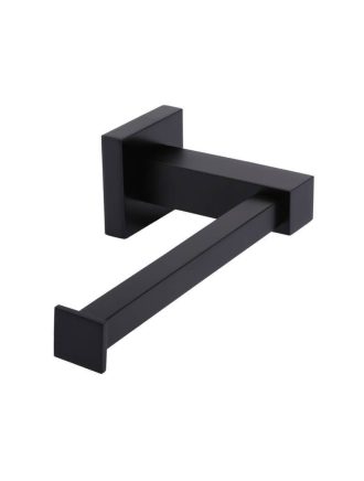 Meir Square Toilet Roll Holder - Matte Black