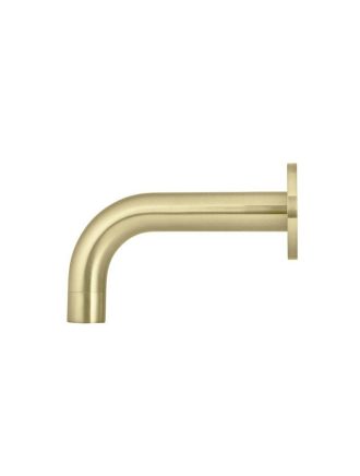 Meir Round Curved Spout 130mm - Tiger Bronze