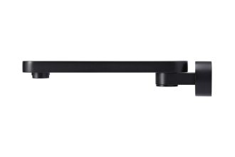 Meir Round Swivel Wall Spout - Matte Black