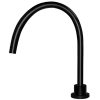 Meir Round High-Rise Swivel Hob Spout - Matte Black