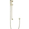 Meir Round Shower on Rail Column - Tiger Bronze