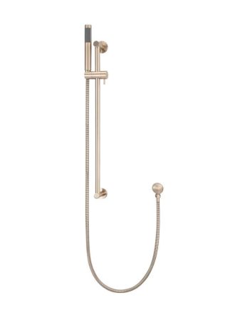 Meir Round Shower on Rail Column - Champagne