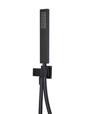Meir Square Hand Shower on Swivel Bracket - Matte Black