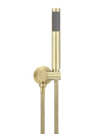 Meir Round Hand Shower on Swivel Bracket - Tiger Bronze