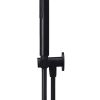 Meir Round Hand Shower on Swivel Bracket - Matte Black
