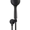 Meir Round Hand Shower on Swivel Bracket - Matte Black
