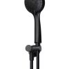 Meir Round Hand Shower on Swivel Bracket - Matte Black