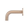 Meir Round Curved Spout 130mm - Champagne