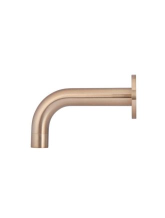 Meir Round Curved Spout 130mm - Champagne