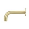 Meir Round Curved Spout 180mm - Tiger Bronze