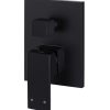 Meir Square Wall Diverter Mixer - Matte Black