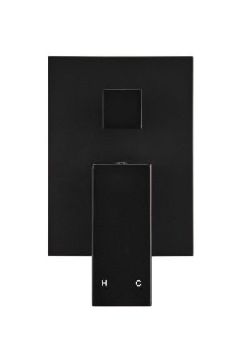 Meir Square Wall Diverter Mixer - Matte Black