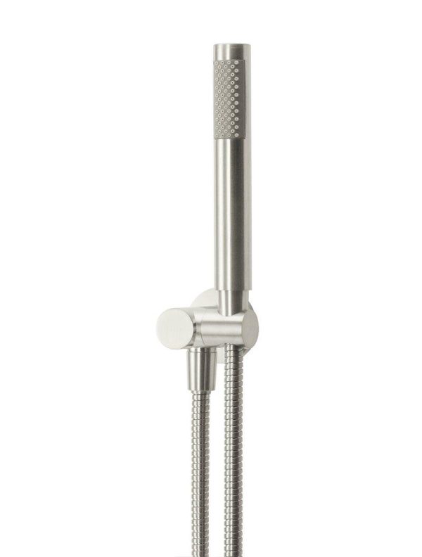 Meir Round Hand Shower on Swivel Bracket - PVD Brushed Nickel