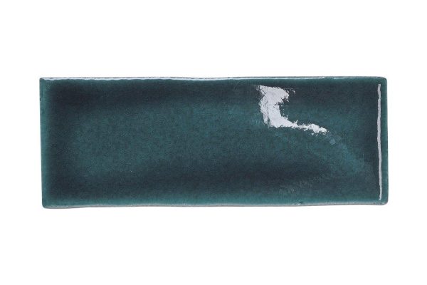 Blackwater Blue Ceramic Crackle Gloss Tile