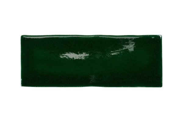 Blackwater Green Ceramic Crackle Gloss Tile