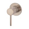 Meir Round Wall Mixer - Champagne
