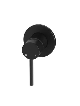 Meir Round Wall Mixer - Matte Black