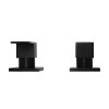 Meir Square Quarter Turn Wall Top Assemblies - Matte Black