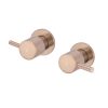 Meir Round Quarter Turn Wall Top Assemblies - Champagne