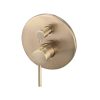 Meir Round Diverter Mixer - Champagne