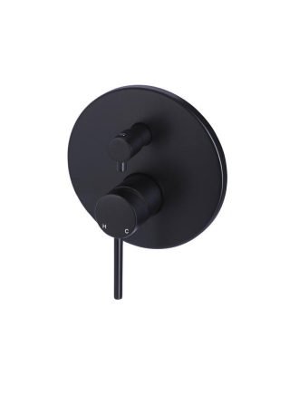 Meir Round Diverter Mixer – Matte Black