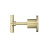 Meir Cross Handle Jumper Valve Wall Top Assemblies - Tiger Bronze