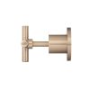 Meir Cross Handle Jumper Valve Wall Top Assemblies - Champagne