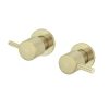 Meir Round Quarter Turn Wall Top Assemblies - Tiger Bronze