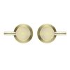 Meir Round Quarter Turn Wall Top Assemblies - Tiger Bronze
