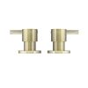 Meir Round Quarter Turn Wall Top Assemblies - Tiger Bronze
