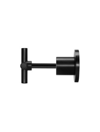 Meir Cross Handle Jumper Valve Wall Top Assemblies Long Handle - Matte Black