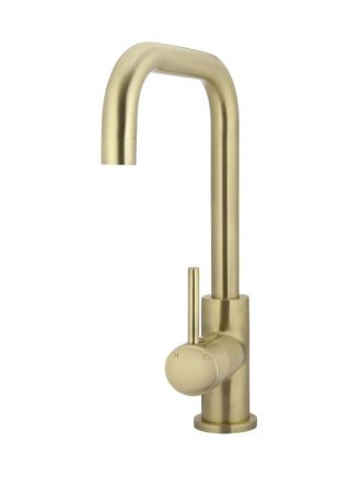 Meir Round Kitchen Mixer Tap - Tiger Bronze Gold