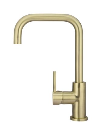 Meir Round Kitchen Mixer Tap - Tiger Bronze Gold