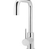 Meir Round Kitchen Mixer Tap - Polished Chrome