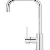 Meir Round Kitchen Mixer Tap - Polished Chrome