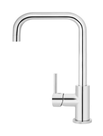 Meir Round Kitchen Mixer Tap - Polished Chrome