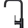 Meir Round Kitchen Mixer Tap - Matte Black