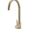 Meir Round Gooseneck Kitchen Mixer Tap - Tiger Bronze