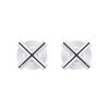 Meir Cross Handle Jumper Valve Wall Top Assemblies Long Handle - Polished Chrome