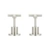 Meir Cross Handle Jumper Valve Wall Top Assemblies Long Handle - PVD Brushed Nickel
