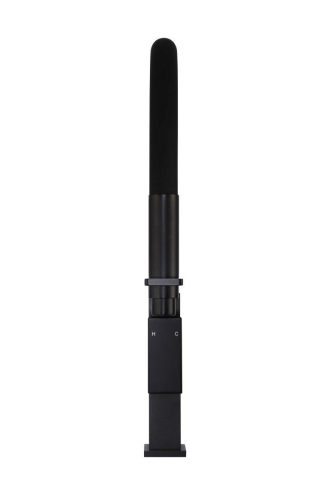 Meir Square Flexible Kitchen Mixer Tap - Matte Black