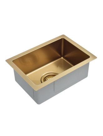 Meir Mini Kitchen Sink - Single Bowl 322 x 222 - Brushed Bronze Gold