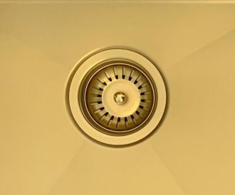 Meir Kitchen Sink - Double Bowl 670 x 440 - Brushed Bronze Gold