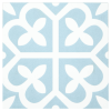 Barcelona Bloom Baby Blue Matt tile