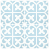 Barcelona Bloom Baby Blue Matt multiple tiles